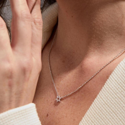 0.56 Round Cut Gold Star of David Necklace Moissanite Diamond Pendant