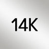 14K White Gold